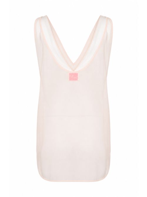 Abito Raya in georgette con ricami perline Mc2 Saint Barth | RAA000109608L